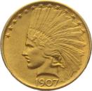 USA 10 Dollar Indian Head Goldmünze aus 900er Gold